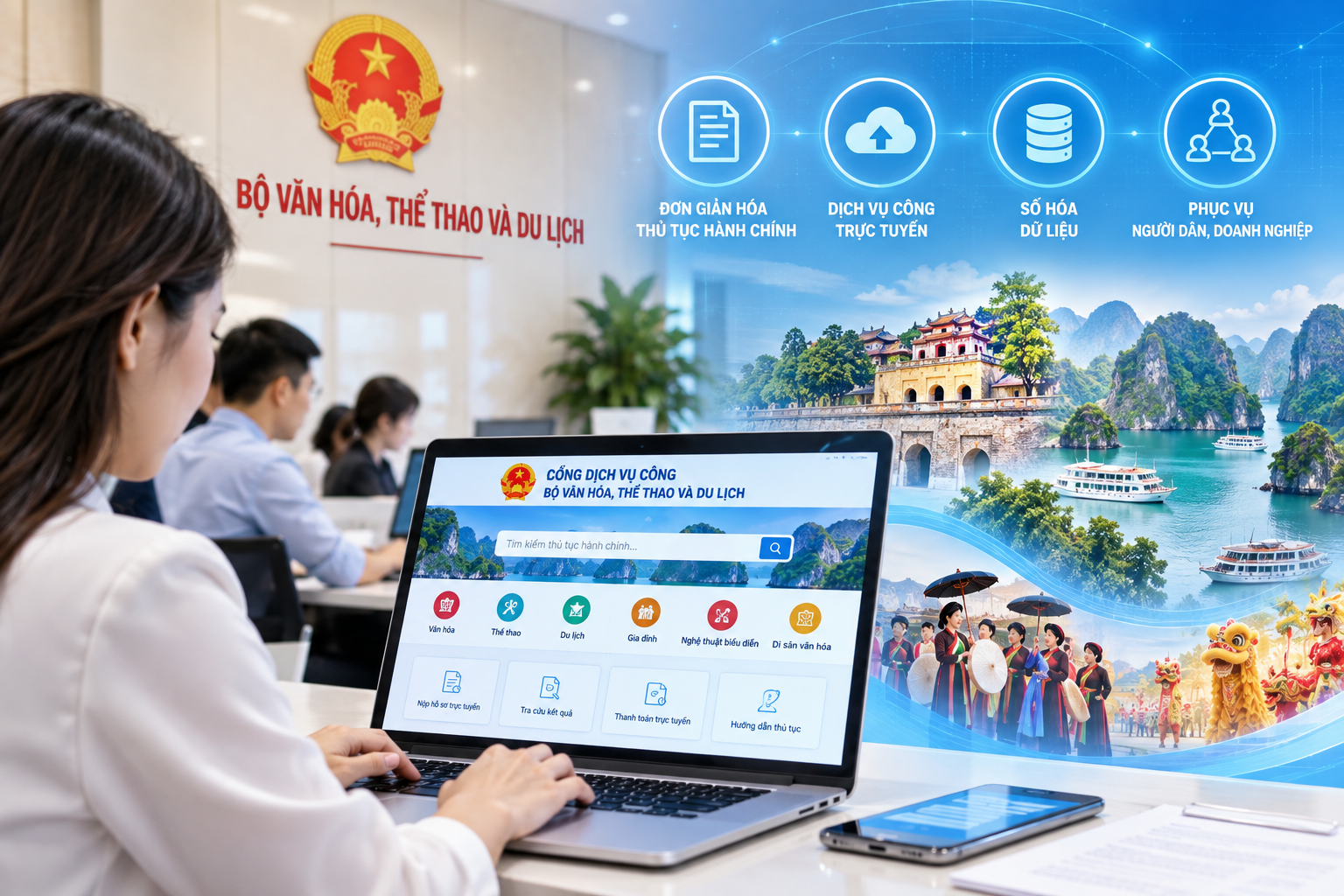 Bộ VHTTDL đặt mục tiêu số hóa toàn diện thủ tục hành chính vào năm 2027